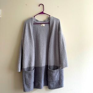 Ultra cozy color block cardigan